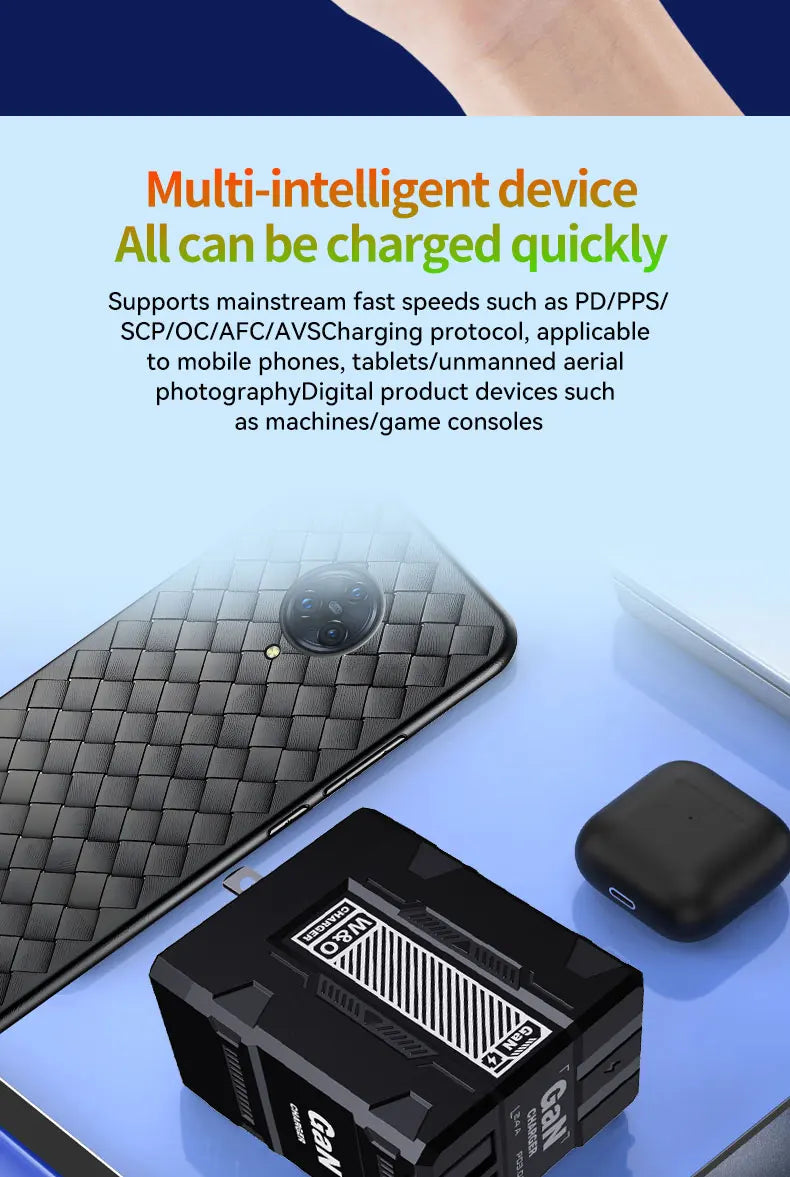 Original 20W Ultra Fast Mobile Phone Charger USB Type C Cable High Speed Portable Charging