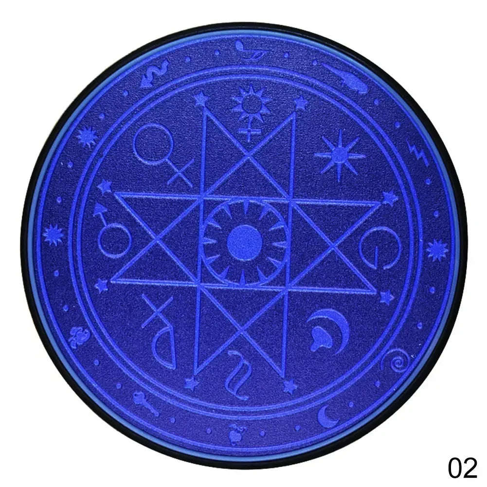 Wireless Fast Charger Circle Magic Optical Array LED Light Wireless Charging For QI Standard Full Range Wireless Charging Phone