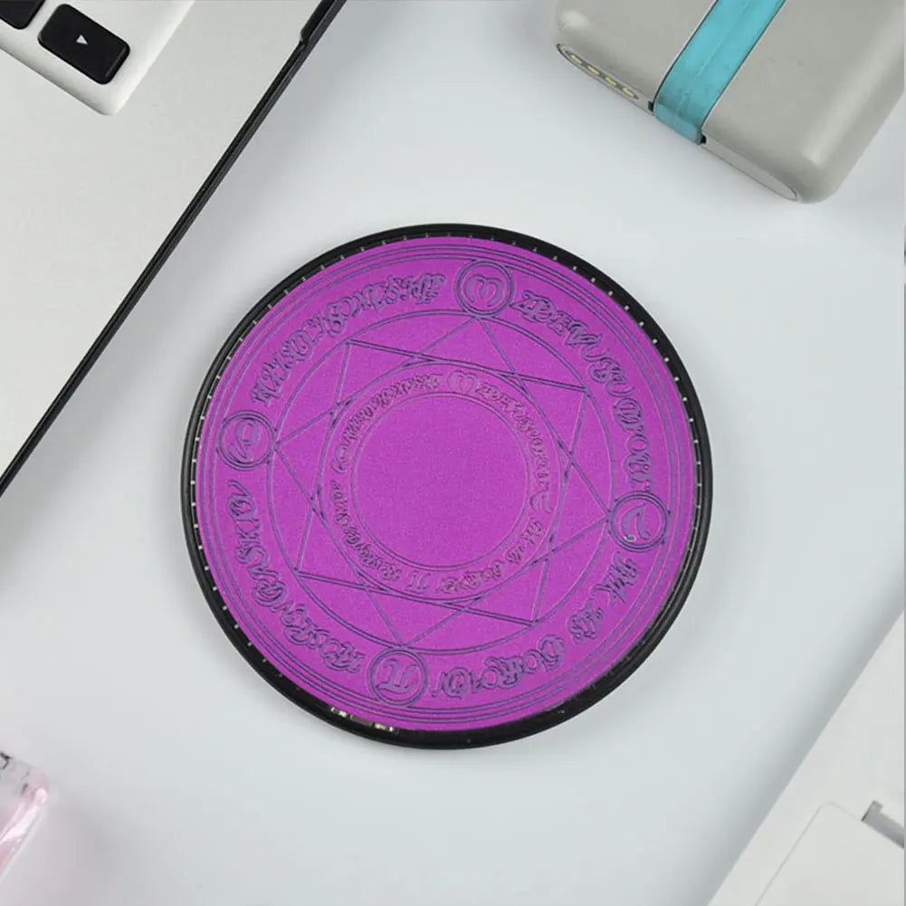 Wireless Fast Charger Circle Magic Optical Array LED Light Wireless Charging For QI Standard Full Range Wireless Charging Phone