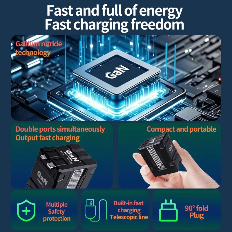 20W USB-C Fast Charger - Universal Type-C Cable for Mobile Phones